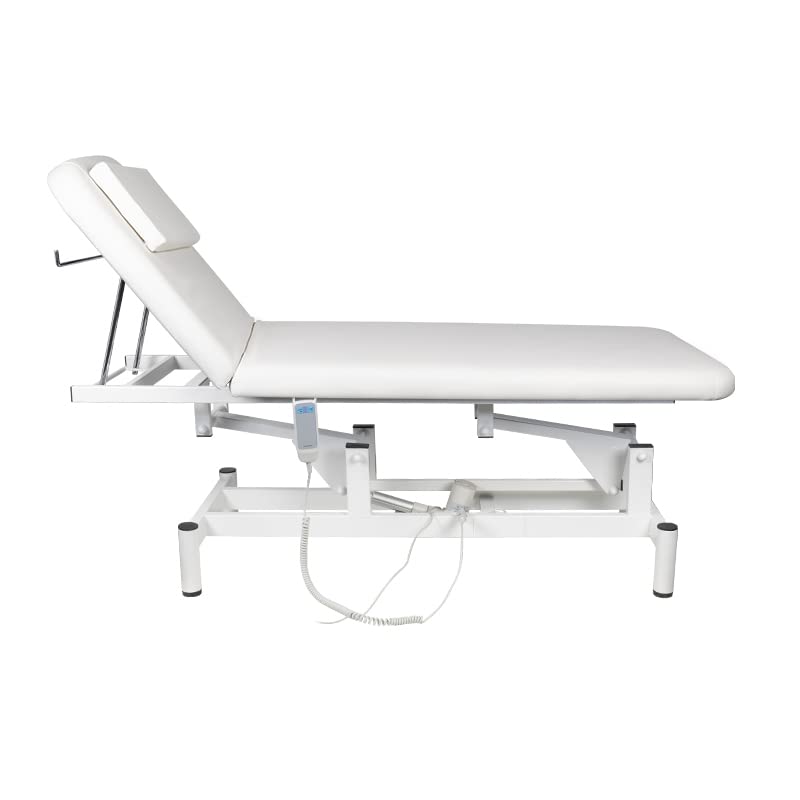 ACTIVESHOP Lettino massaggiante elettrico con 1 motore 079 bianco