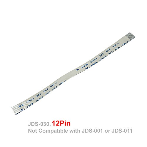Rinbers 12 Pin Connector Power Switch Ribbon Cable with Free Opening Tool Screwdriver for Sony Playstation 4 PS4 JDS-011 JDS-030 JDS-040 JDS-050 JDS-055 Controller