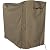 Sunnydaze 4-Foot Firewood Log Rack Cover - Weather-Resistant Outdoor Heavy-Duty Polyester with PVC Backing - Khaki