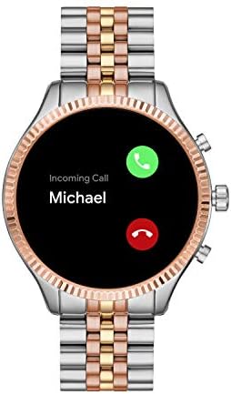 Amazon.com: Michael Kors Access Gen 5 Lexington - Reloj inteligente con  sistema operativo Wear de Google, parlante, medidor de frecuencia cardíaca,  GPS, NFC y notificaciones de teléfono inteligente, MKT5080., Tri-tono  Rosa/Oro/Plata :