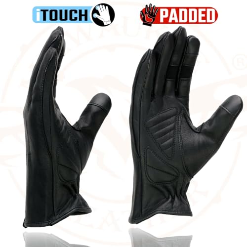 Image of Milwaukee Leather Women's Leather Lightweight Motorcycle Lined Driving Hand Gloves - X-Small