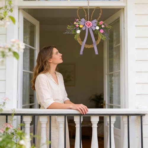 Guirlande décorative avec oeufs de Pâques résistante intérieur extérieur - 3