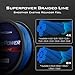 KastKing Superpower Braided Fishing Line, Ocean Blue, 30 LB, 1097 Yds