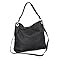 Borsa A Tracolla In Vera Pelle Donna GL012 - Made In Italy, Tante Tasche