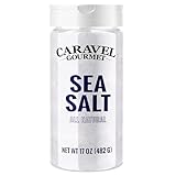 Sea Salt Shaker - All Natural, Pure Sea Salt - No Additives - Fine Grain - Perfect for Seasoning,...