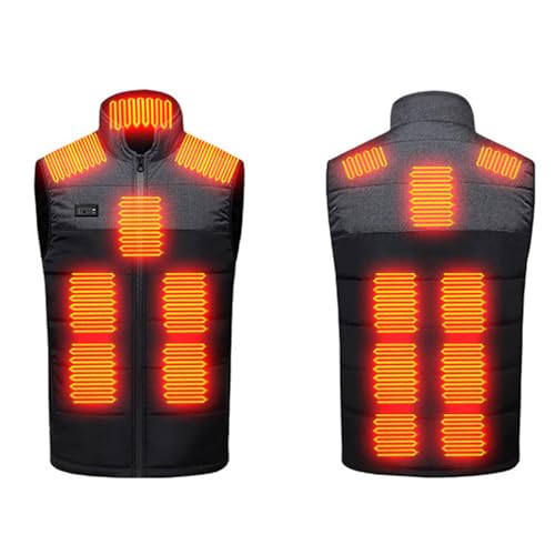 Heated Vest for Women Men USB Electric Heated Jacket Lightweight Quilted Heating Jacket Coat Warming Coat Outerwear2