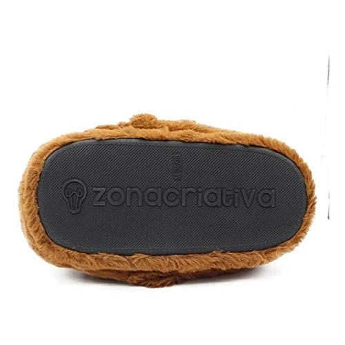Pantufa Sharpei Solado Borracha Zona Criativa TAM.G 39/40/41