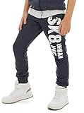 Generic Solvera_Ltd Jogginghose für Jungen Hose mit Taschen II Chino Baggy II SKA8TING 116-158 (Blau, 116)