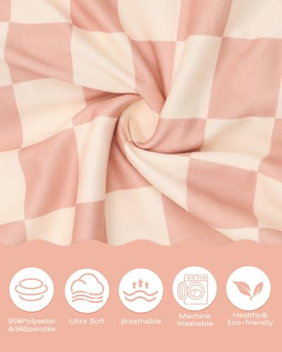 Image of ALVABABY Toddler Pillowcases Stretchy Soft Fit 13 inchx 18 inch or 12 inchx16 inch Kids Pillow Cover Envelope 2 Pack for Girl Boy Travel