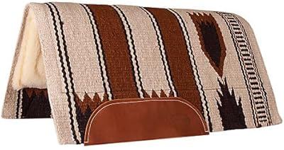 Mustang Manufacturing Company NRS by Wool Blend Show Saddle Pad Multi