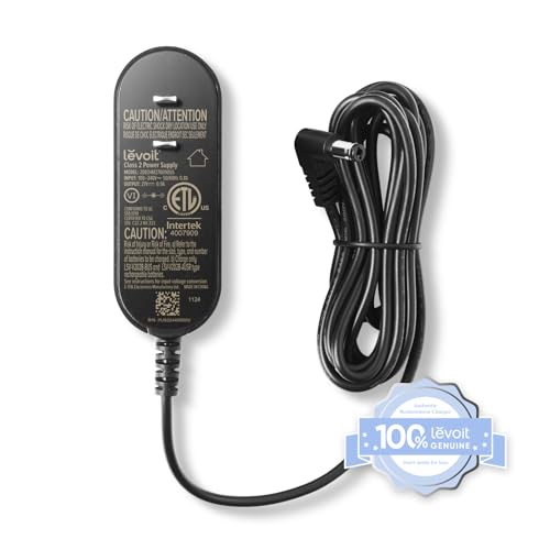 Image of Levoit LVAC-300, LVAC-200 MAX & VortexIQ Genuine Vacuum Charger, 27V, 0.9A