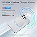 15W iPhone Magnetic Charger with 25W PD Adapter,for Apple Magsafe Charger Qi2 Certified,with Wireless Charger iPhone 17/16/15/14/13/12 All Series