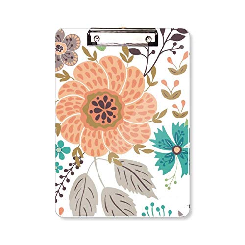 Porte-documents A4 en papier léger motif fleur de soleil au design floral unique