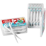 cleaings® Mini Disposable Toothbrush Set with Toothpaste – Travel Essentials, Portable Toothbrush for Women & Men, Camping, Road Trip, Vacation, 24 Count-Mint Flavor（Pack of 1）