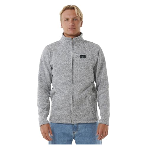 Rip Curl Crescent Full Zip Sweater L Grey