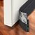 Holikme Door Draft Stopper Under Door Draft Blocker Insulator Door Sweep Weather Stripping Noise Stopper Strong Adhesive 39" Length Black