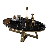 ✔ Neu ​​Stil - Mit eleganten und klassischen Design, ovale Couchtische passt gut zu jedem Dekor Ihres Zimmers oder im Büro.es ist auch ein ideales Möbel für die Innen- und Außenbereich.