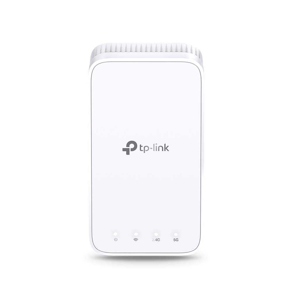 TP-Link AC1200 WiFi Range Extender (RE330), Covers Up to 1500 Sq.ft and 25 Devices, Dual Band Wireless Signal Booster, Internet Repeater, 1 Ethernet Port (Renewed)
