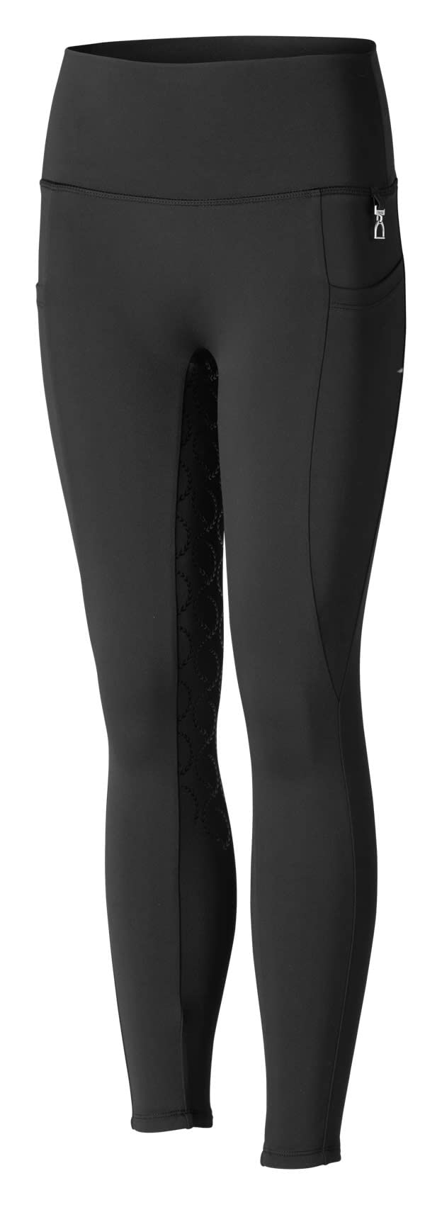 HORZE Kinder Reitleggings Gillian, Vollbesatzreitleggings Mädchen mit Handytasche