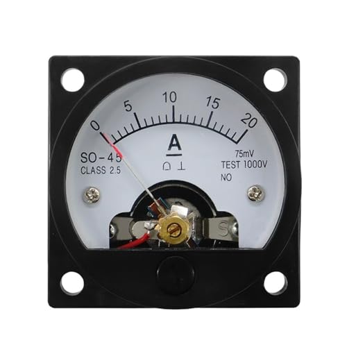 Ampèremètre analogique DC pour résoudre les pannes de courant continu 45mm
