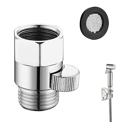 Vueinrg Válvula de Control de Flujo de Agua 1/2 Pulgadas, Válvula de Cierre, Válvula de Cierre Cabezal de Ducha 1/2' Regulador de Válvula de Cabezal de Ducha Parte Universal de Repuesto