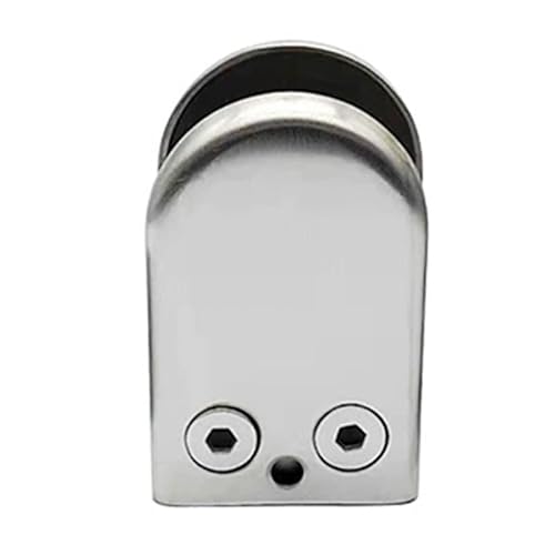 Alnaeson One Color 6Pcs Steel Fish Mouth Glass Clamp Holder For Window Balustrade Bathroom Office Available In 6–8Mm 8–10Mm And 10–12Mm