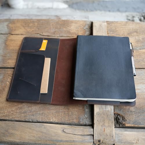 Couverture en cuir vieilli protège-carnet Leuchtturm1917 B5