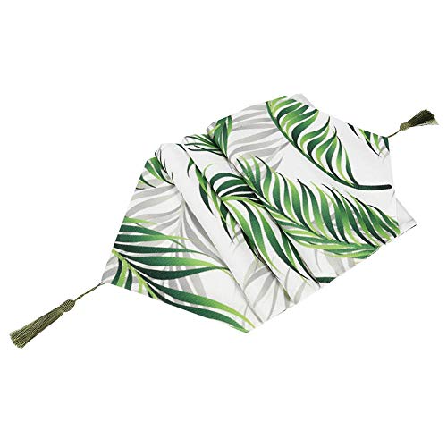 Demiawaking Runner da Tavolo Moderno Stampa Foglie...