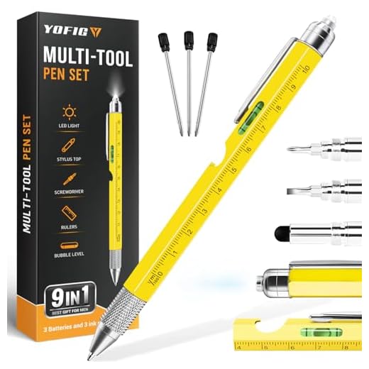 Stylo Multifonction 9 en 1 - YOFIG