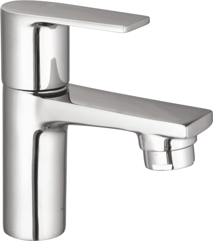 Onida Ibibo Pillar Tap for Bathroom | Brass Basin Tap | Chrome Finish | 7-Year Warranty-image-3