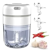 🍅【 Breite Verwendung 】 - Es hilft Ihnen, Knoblauch, Ingwer, Paprika, Gemüse und Obst zu hacken. Es ist eine großartige Option für die Heimküche, das Familienpicknick im Freien oder auf Campingausflügen. (Hinweis: Es wird empfohlen, große Lebensmittelstücke vor der Verwendung in kleine Stücke zu schneiden. Stapeln Sie den unteren Raum nicht auf)