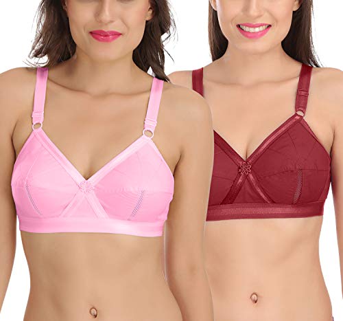 Image of SONA Perfecto Plus Size Cotton Bra for Woman Full Coverage Pack of 1