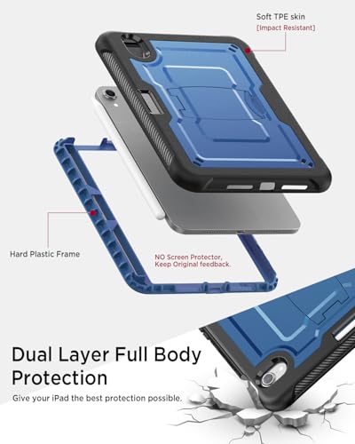 Protector iPad mini A17 Pro 2024 completo anticaídas con soporte para mesa 5