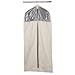 Household Essentials 3392-1 Cedarline Collection Hanging Garment Bag | Dress and Suit Protector | Natural Cotton Canvas,Off-White