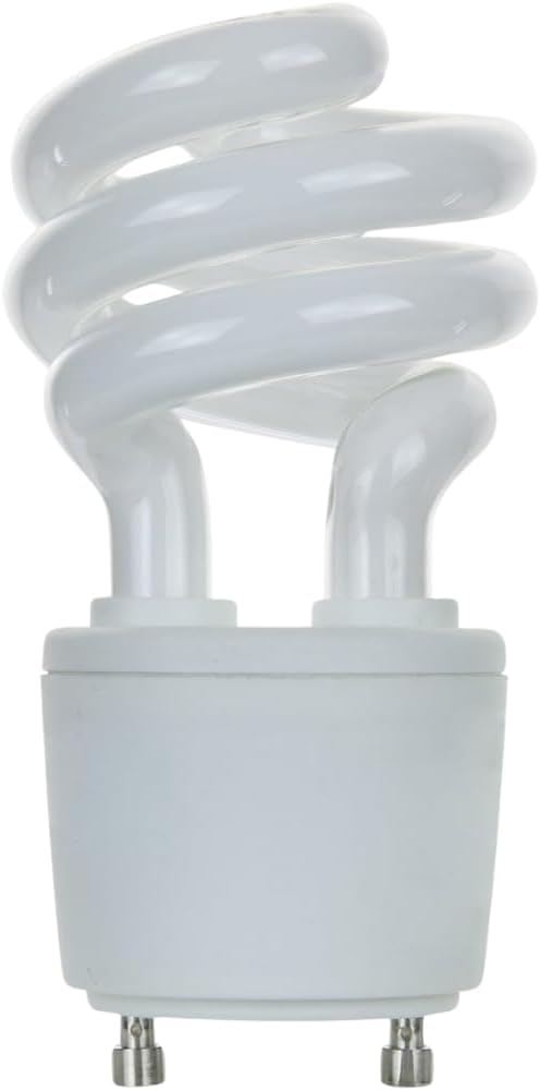 Shadid 13-Watt GU24 / GU35 Compact Fluorescent Light Bulbs, Replacement for MLS13GU35, Great for VQL5 Exhaust Fans, 3500K Natural White, MLS13GU35