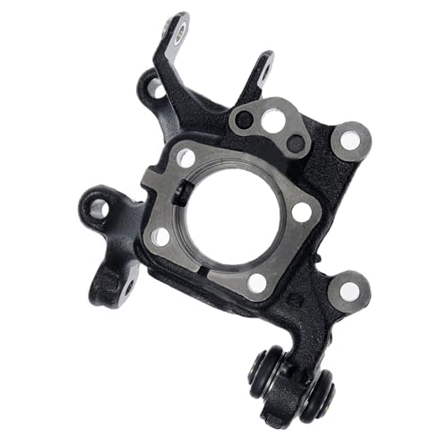 Image of Detroit Axle - Rear Left Steering Knuckle for Toyota 2006-2018 RAV4 2015-2019 Lexus NX200t NX300 NX300h, Driver Side Steering Knuckle Assembly 2016 2017 2018 Replacement