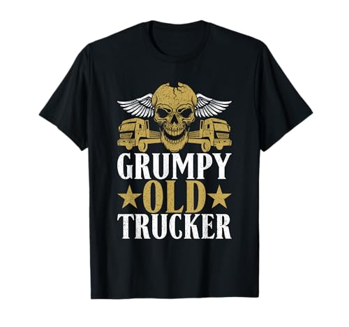 Un vieux chauffeur de camion grincheux T-Shirt