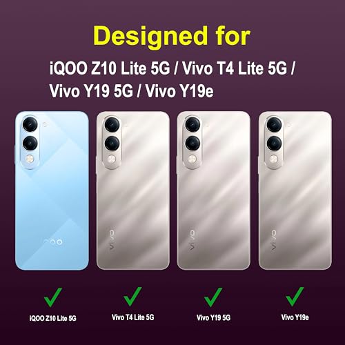 Image of amazon basics Back Case Cover for iQOO Z10 Lite 5G | Compatible for iQOO Z10 Lite 5G Back Cover | Liquid Silicon Magic Case with Camera Protection | Lavender