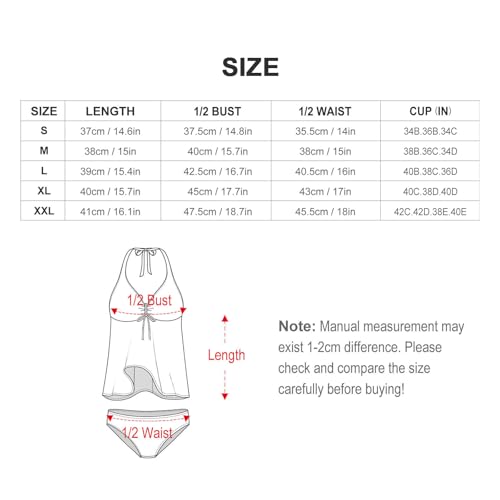 Bañador divertido de esqueleto halter de dos piezas con control de silueta 7