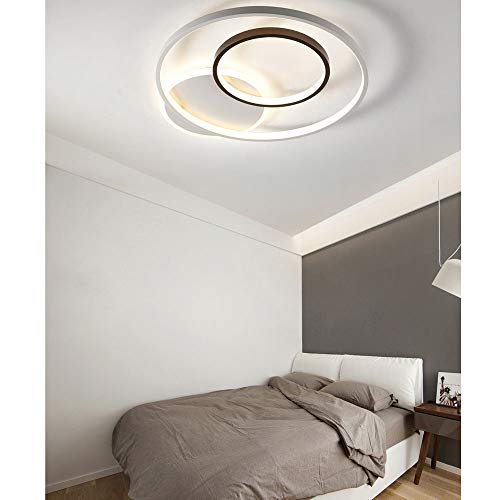 Lustre LED plafonnier intérieur 45W blanc lampe de plafond