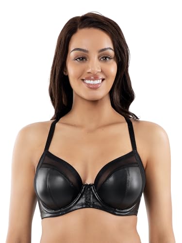 PARFAIT Stevie Faux Leather Full Busted Unlined Non-Padded Underwired Bra