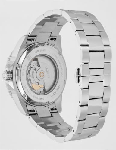 Image of Xylys Xiphias Automatic Analog with Date Silver Dial Silver Stainless Steel Strap Watch for Men - 40063SM01E