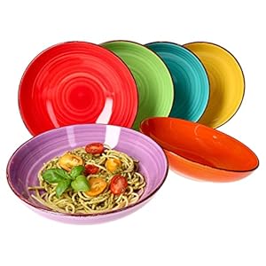 MamboCat 6er Set Bunte Pastateller