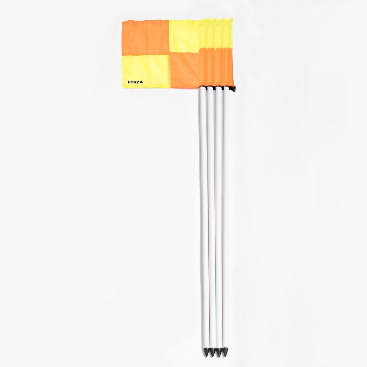 FORZA Rugby Flag & Pole Set - Rugby Flags | Corner Markers | Game Flags | Rugby Accessories | Flags Set | Carry Bag (Complete Set (14x Poles, 14x Flags & Bag))