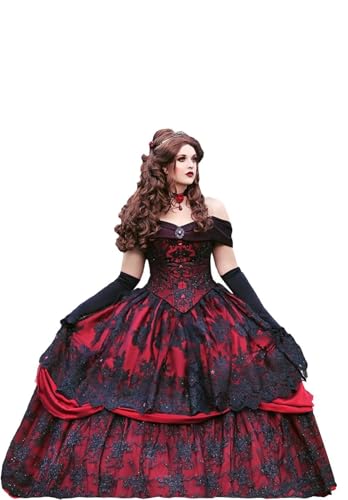 Vinatge Off Shoulder Black Lace Red Satin Wedding Dresses A-line Party Dress Women 2025