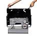 HOMEST Visible Sewing Machine Dust Cover with Storage Pockets for Notions, Compatible with Singer Quantum Stylist 9960, Singer Heavy Duty 4423, Black