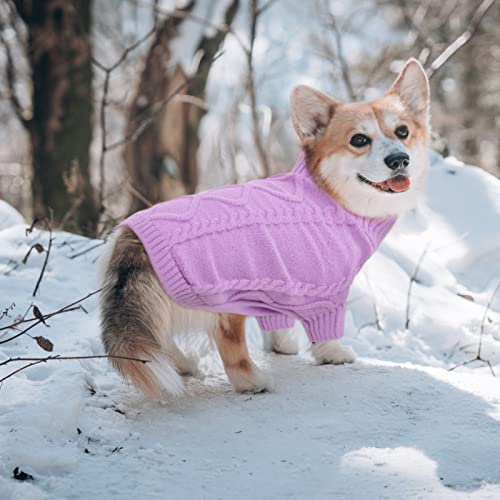 Image of Queenmore XL Dog Sweater,Turtleneck Dog Christmas Sweater for Dog Girl Boy