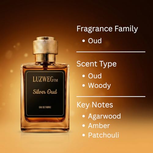 Image of Silver Oud 50 ml Luxury Perfume (Oud & Woody) | Long Lasting Unisex Fragrance | Premium Deep Spicy Scent for Men & Women | Strong Signature Perfume | Ideal Gift Option