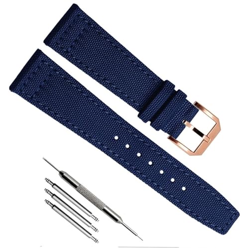 Bracelet en toile bleu pour montre pilote portugaise idéal au quotidien