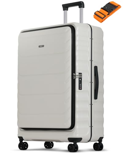 Checked Luggage, 28 Inch Luggage with Spinner Wheels, Large Suitc...